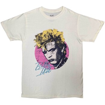 T-särk Billy Idol Circle Illustration Natural XL T-särk - 1