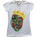 Notorious B.I.G. Crown White M Feminino T-shirt