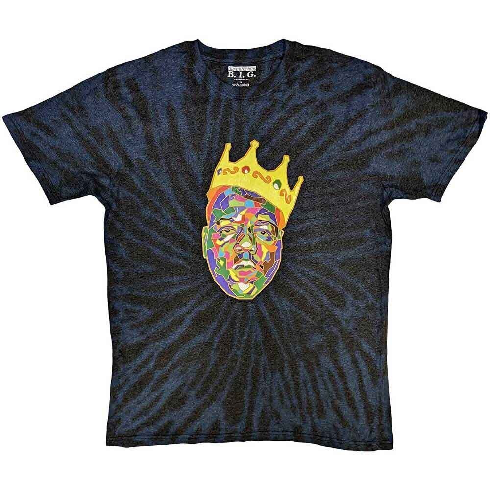 T-shirt Notorious B.I.G. Crown (Wash Collection) Blue XL T-shirt