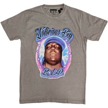 T-Shirt Notorious B.I.G. RIP Airbrush Grey M T-Shirt - 1