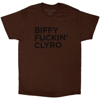 T-särk Biffy Clyro Biffy Fucking Clyro Brown M T-särk - 1