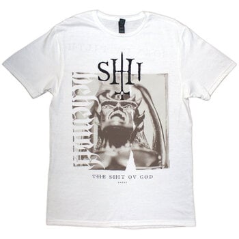 T-shirt Behemoth The Shit Ov God Sepia Parchment (Back Print) White L T-shirt - 1
