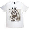 Behemoth The Shit Ov God Sepia Parchment (Back Print) White L T-Shirt