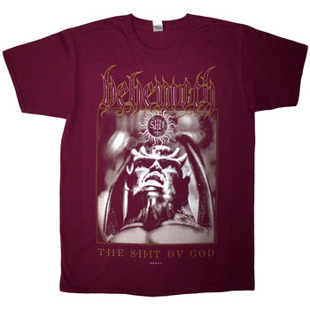T-Shirt Behemoth The Shit Ov God Cover (Back Print) Red M T-Shirt - 1
