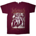 Behemoth The Shit Ov God Cover (Back Print) Red 2XL Camiseta de manga corta