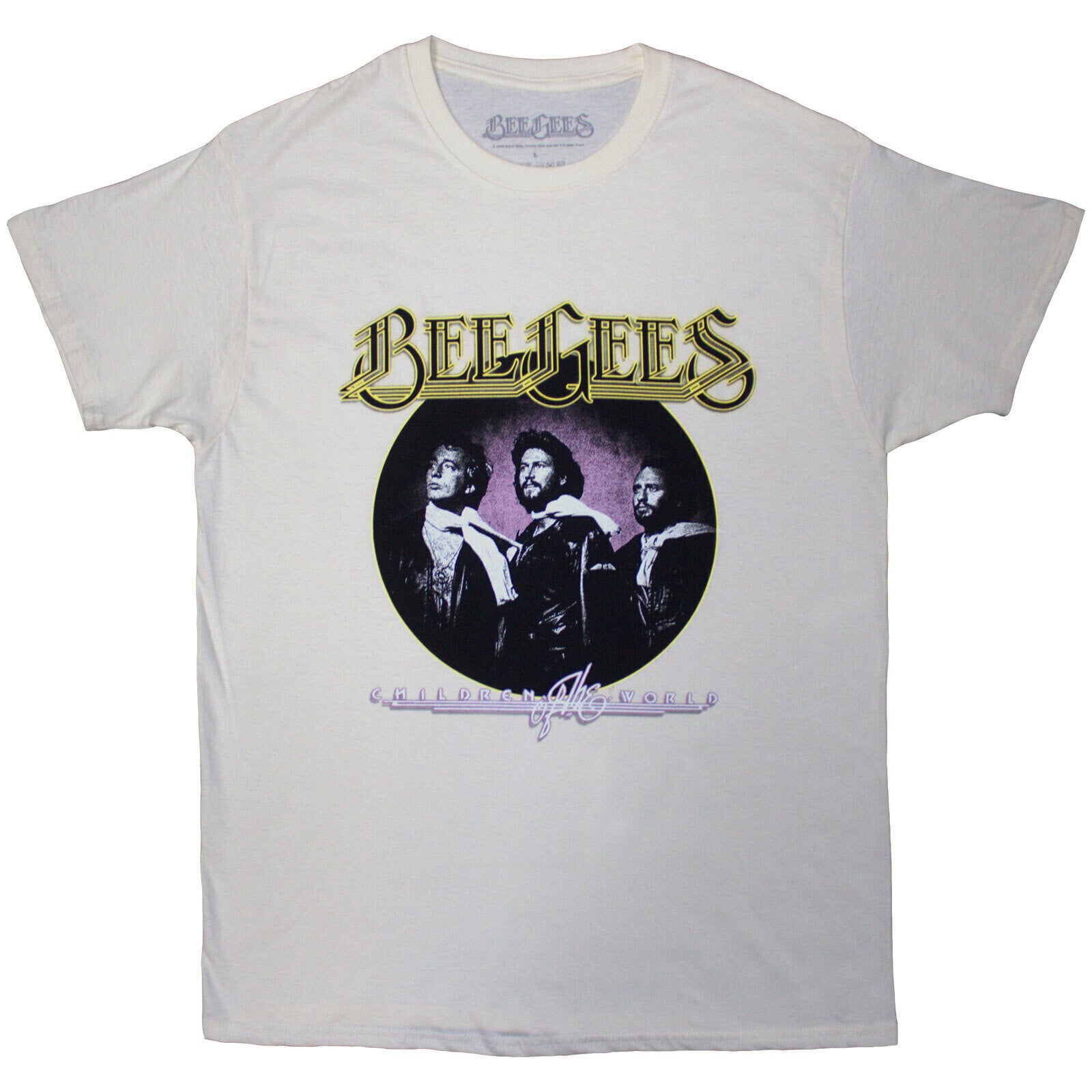 Shirt Bee Gees Children Of The World Natural M Shirt