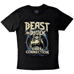 T-shirt Beast In Black Dark Connection Girl (Back Print) Black L T-shirt
