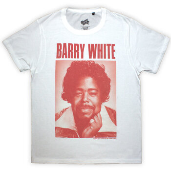 T-Shirt Barry White Box Photo White 2XL T-Shirt - 1