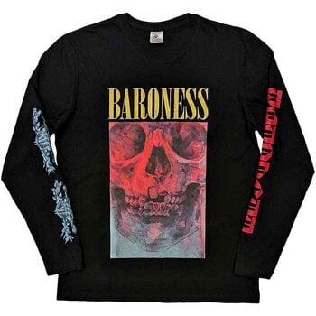 Skjorte Baroness Skull Tour (Sleeve Print) Black XL Skjorte - 1