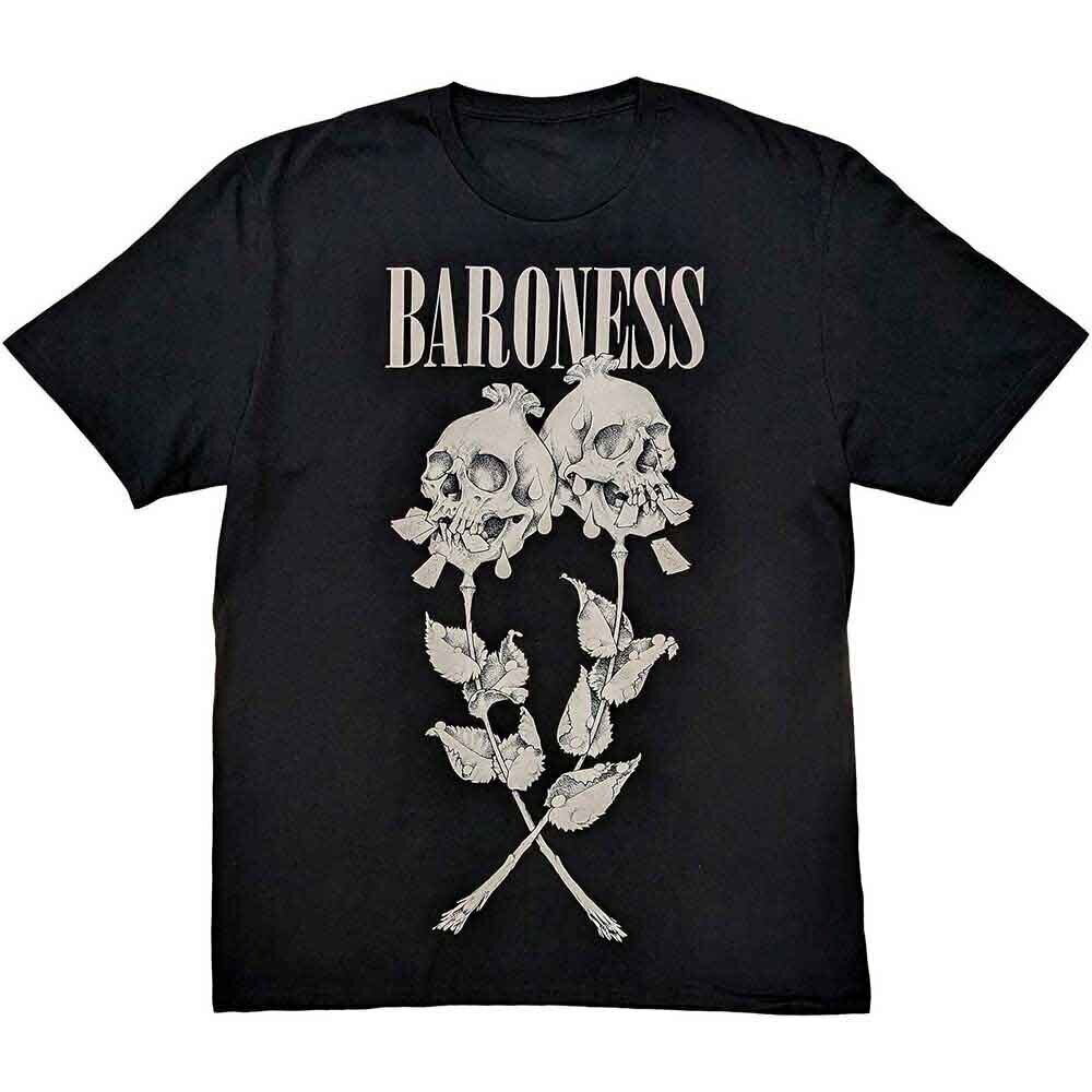 T-shirt Baroness Razor Bloom (Back Print) Black XL T-shirt
