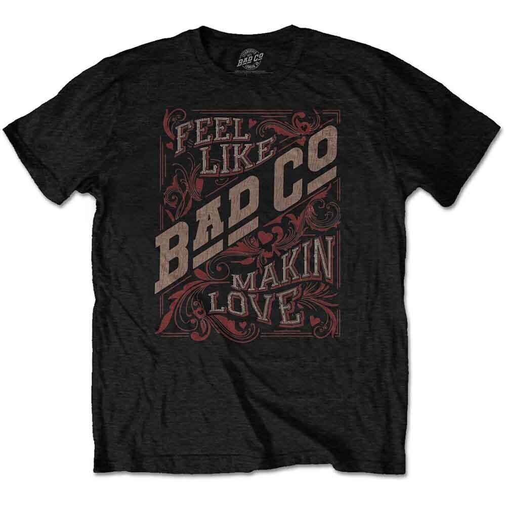 Skjorte Bad Company Feel Like Making Love Black XL Skjorte