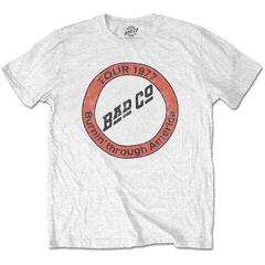 T-shirt Bad Company Burnin' Through America White 2XL T-shirt