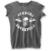 T-Shirt Avenged Sevenfold Deathbat Burnout Charcoal Grey M Ladies T-Shirt