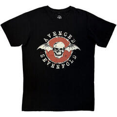 T-Shirt Avenged Sevenfold Deathbat Red Circle Carbon