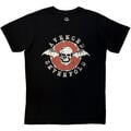 Avenged Sevenfold Deathbat Red Circle Carbon Black XL T-Shirt