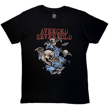 T-Shirt Avenged Sevenfold Night Bats Carbon Black 2XL T-Shirt - 1