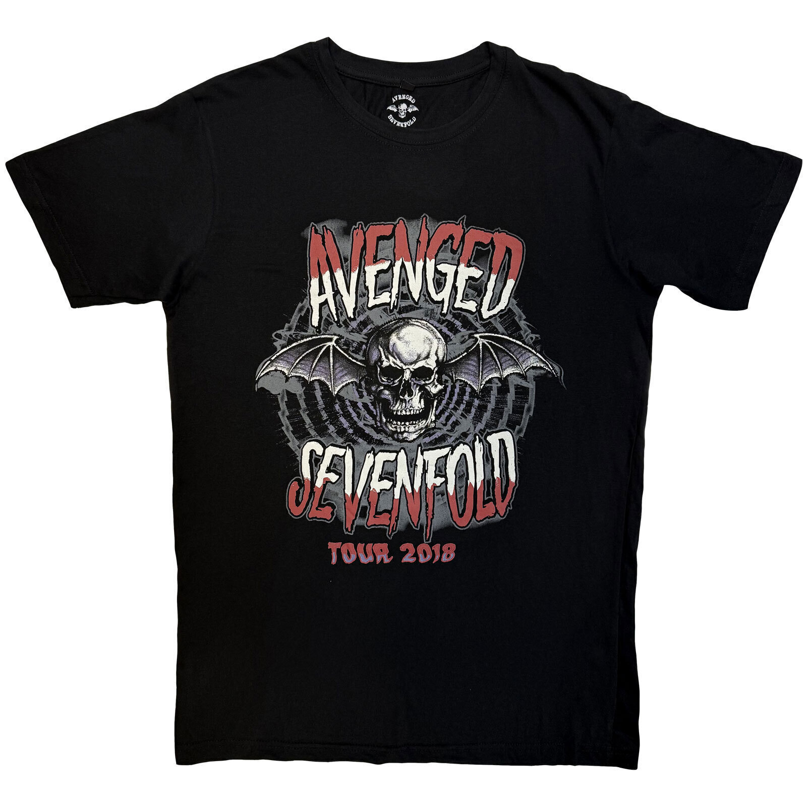 T-särk Avenged Sevenfold Tour '18 Carbon Black M T-särk