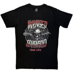 Skjorte Avenged Sevenfold Tour '18 Carbon Black XL Skjorte