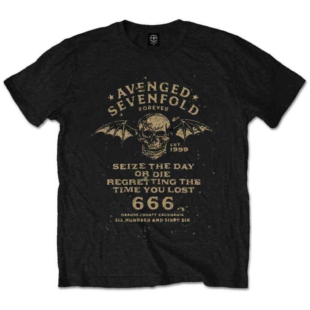 Košulja Avenged Sevenfold Seize the Day Soft Black M Košulja