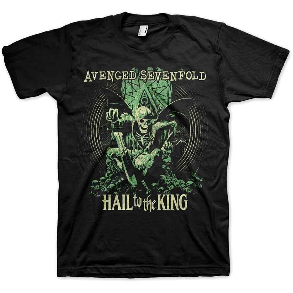 T-Shirt Avenged Sevenfold Hail to the King En Vie Black L T-Shirt