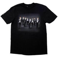 Skjorte Ateez Fellowship Tour Euro Photo (Back Print & Ex-Tour) Black 2XL Skjorte