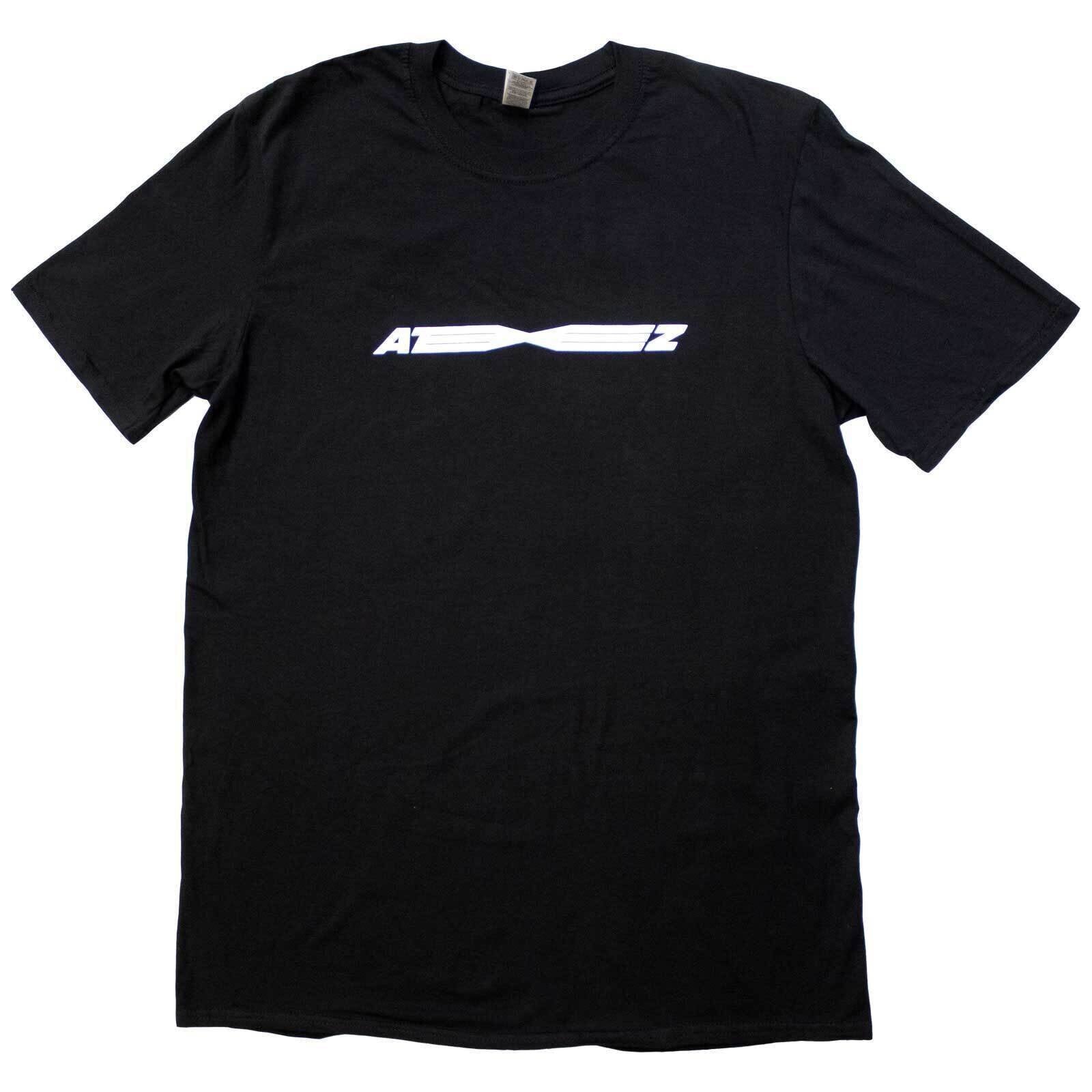 T-shirt Ateez Fellowship Tour Euro Logo (Back Print & Ex-Tour) Black XL T-shirt