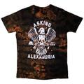 Asking Alexandria Eagle Skull (Wash Collection) Red XL T-Shirt
