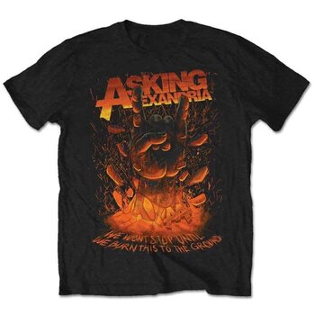 T-shirt Asking Alexandria Metal Hand (Retail Pack) Black L T-shirt - 1