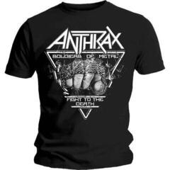 T-Shirt Anthrax Soldier of Metal FTD Black L T-Shirt
