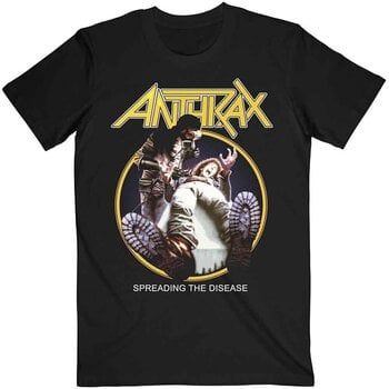 T-Shirt Anthrax Spreading The Disease Track list (Back Print) Black 2XL T-Shirt - 1