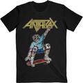 Anthrax Spreading Skater Notman Vintage (Back Print) Black M T-shirt