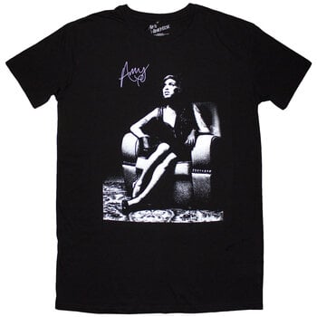 T-shirt Amy Winehouse Chair Dress Black L Feminino T-shirt - 1