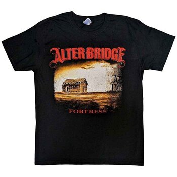 T-shirt Alter Bridge Fortress 2014 Tour Dates (Back Print) Black L T-shirt - 1