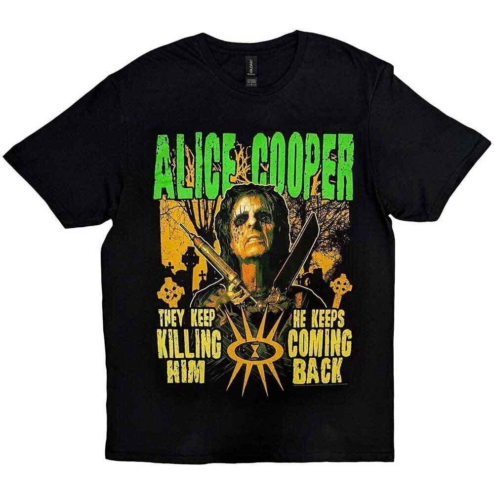 T-särk Alice Cooper Graveyard Black M T-särk