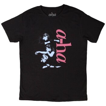 T-Shirt A-HA Vertical Logo Black XL T-Shirt - 1