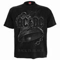 AC/DC Back In Black Torn Black XL T-shirt