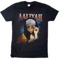 Aaliyah Trippy Black M Tričko