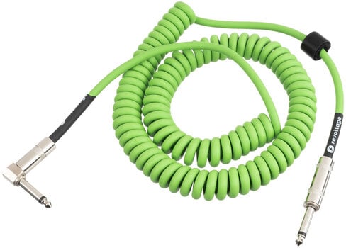 Instrumentinis kabelis Revoltage ICCLG5 Green 5 m Straight - Angled Instrumentinis kabelis - 1
