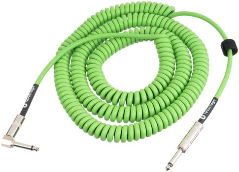 Instrumentinis kabelis Revoltage ICCLG10 Green 10 m Straight - Angled Instrumentinis kabelis - 1