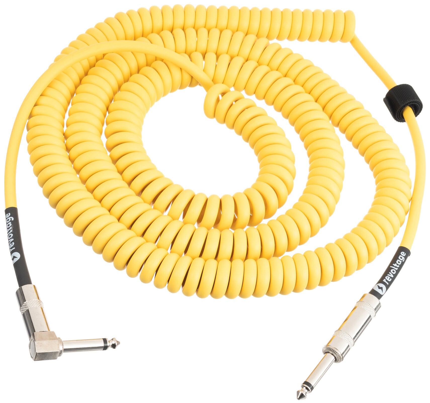 Instrumentinis kabelis Revoltage ICCLY10 Yellow 10 m Straight - Angled Instrumentinis kabelis