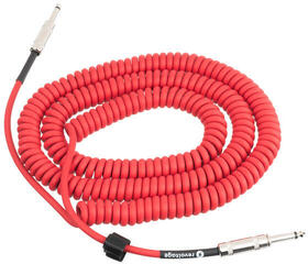Instrumentinis kabelis Revoltage ICCR10 Red 10 m Straight - Straight Instrumentinis kabelis