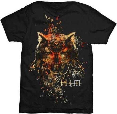 T-shirt HIM Owl Colour Black XL T-shirt