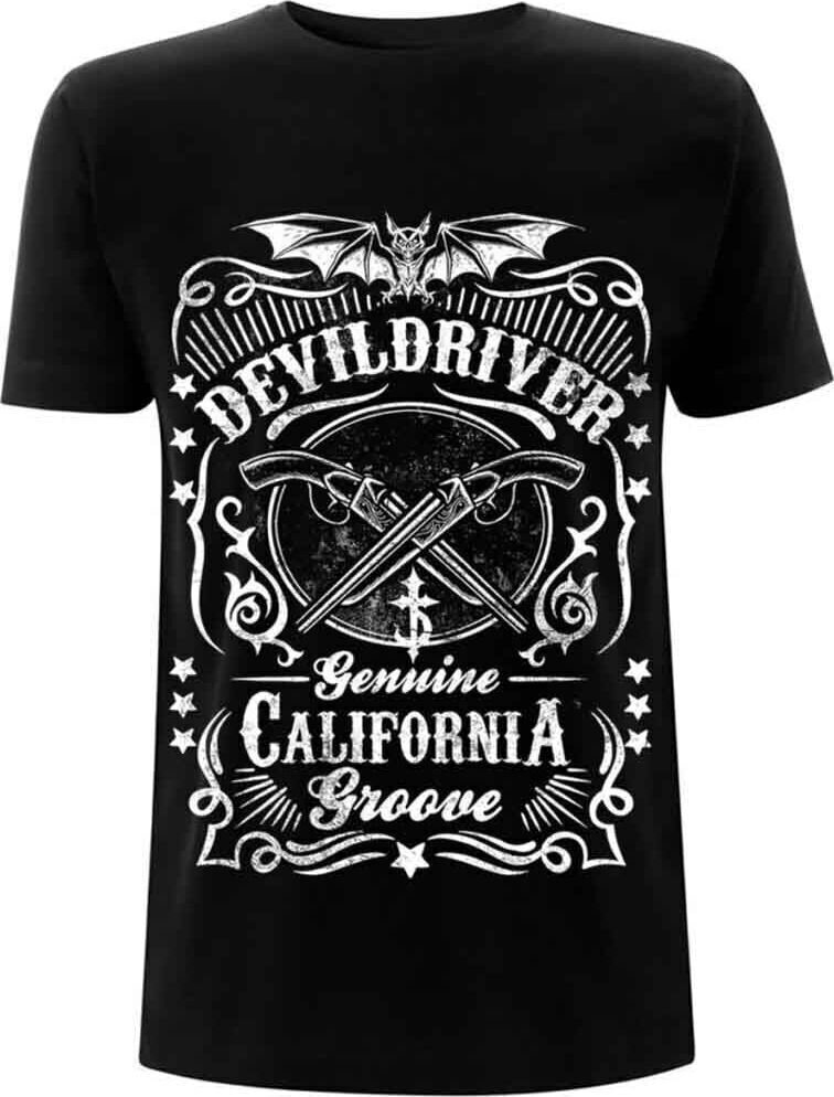 T-shirt Devildriver Sawed Off (Back Print) Black M T-shirt