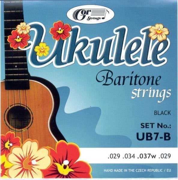 Snaren voor bariton ukelele Gorstrings UB7-B