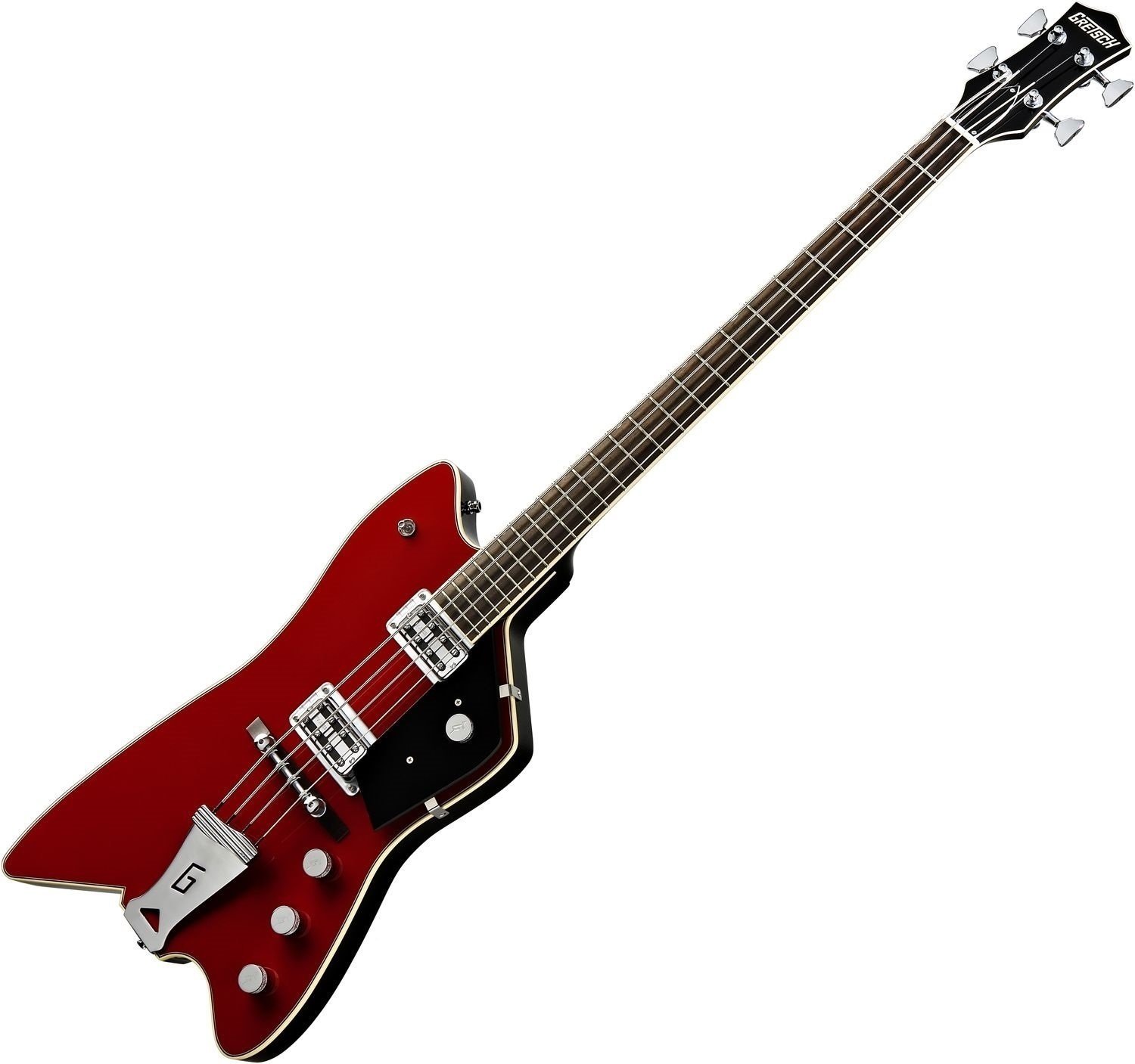 4-kielinen bassokitara Gretsch G6199B Billy-Bo Jupiter Thunderbird Firebird Red