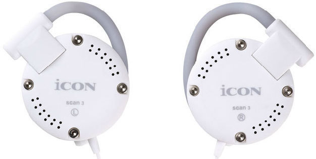 Slúchadlá do uší iCON SCAN 3-White