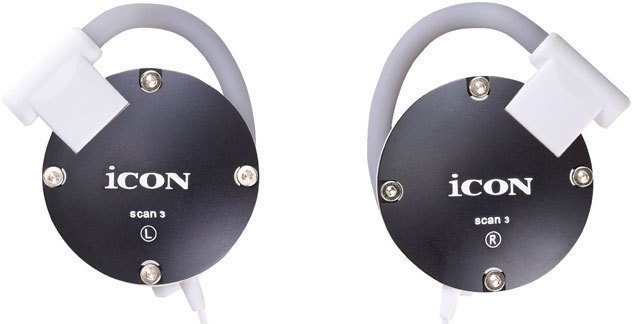 Auscultadores intra-auriculares iCON SCAN 3-Black
