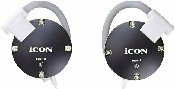En la oreja los auriculares iCON SCAN 3-Black - 1