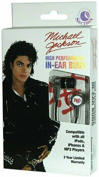 Auscultadores intra-auriculares Section8 rbw-5086 Michael Jackson Bad Earbuds Headphones - Black - 1