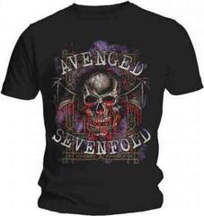 Skjorte Avenged Sevenfold Bloody Trellis Black XL Skjorte